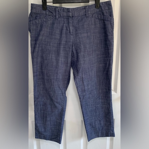 The Limited Pants - The Limited Drew Fit Women’s Dress Pants Blue Pockets Size 8 100% Cotton